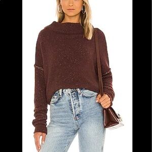 FREE PEOPLE San Vincent Funnel Neck Sweater